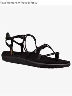 Teva Women’s Voya Infinity Black Strappy Sandals